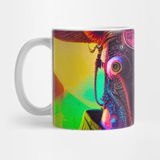 Abstract Another World Alien Mug